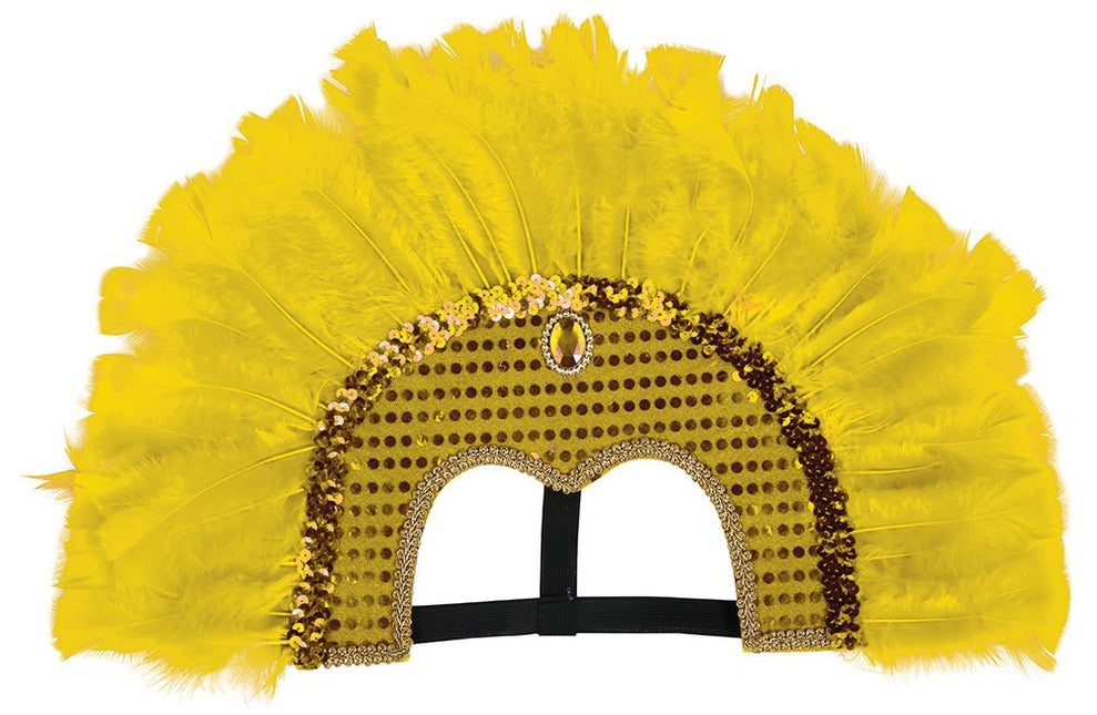 Gele Tooi Veren En Glitters van Fiestas Guirca koop je bij Partywinkel