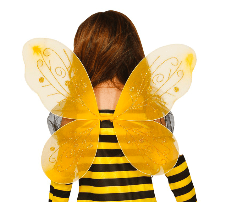 Gele Vleugels 44cm van Fiestas Guirca koop je bij Partywinkel