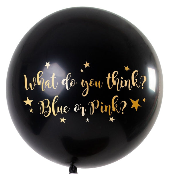 Gender Reveal Ballon Meisje Metallic 90cm van Folat koop je bij Partywinkel