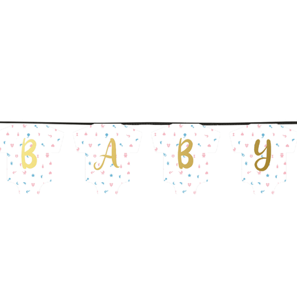 Gender Reveal Slinger Baby 1,3m van Fiestas Guirca koop je bij Partywinkel
