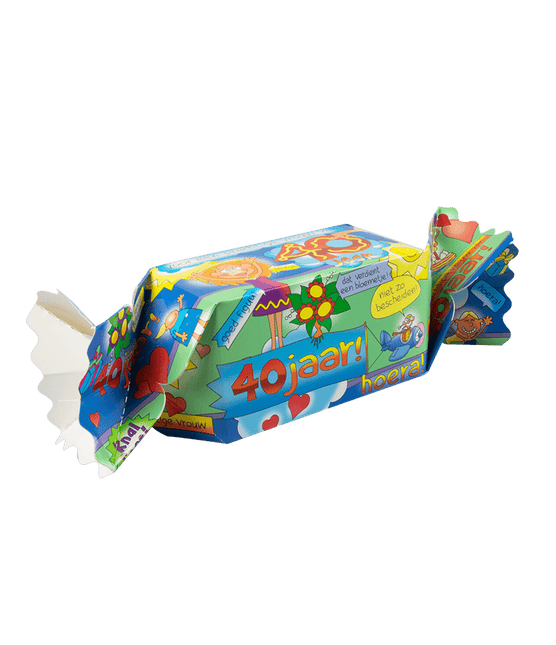 Geschenkdoosje 40 Jaar Vrouw 26cm van Paper Dreams koop je bij Partywinkel