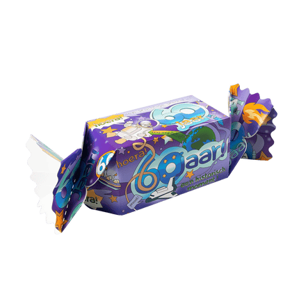 Geschenkdoosje 60 Jaar 26cm van Paper Dreams koop je bij Partywinkel