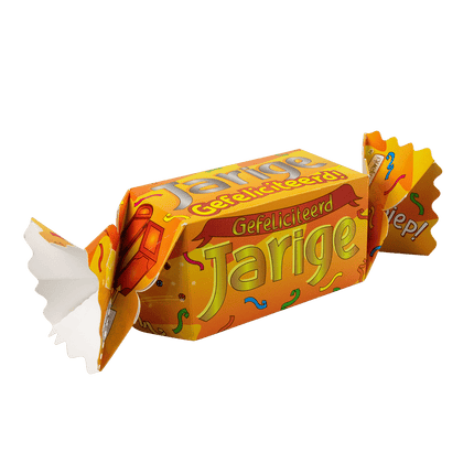 Geschenkdoosje Gefeliciteerd Jarige 26cm van Paper Dreams koop je bij Partywinkel