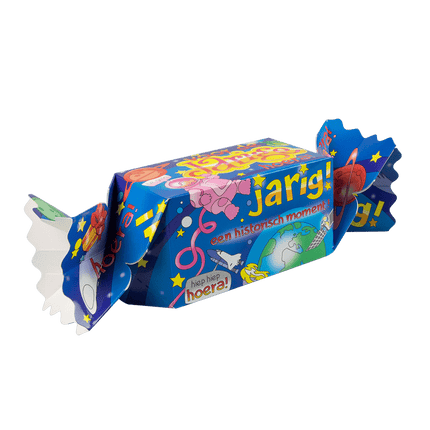 Geschenkdoosje Jarige 26cm van Paper Dreams koop je bij Partywinkel