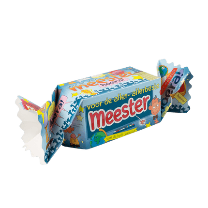 Geschenkdoosje Meester 26cm van Paper Dreams koop je bij Partywinkel