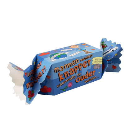 Geschenkdoosje Oude Mannen 26cm van Paper Dreams koop je bij Partywinkel