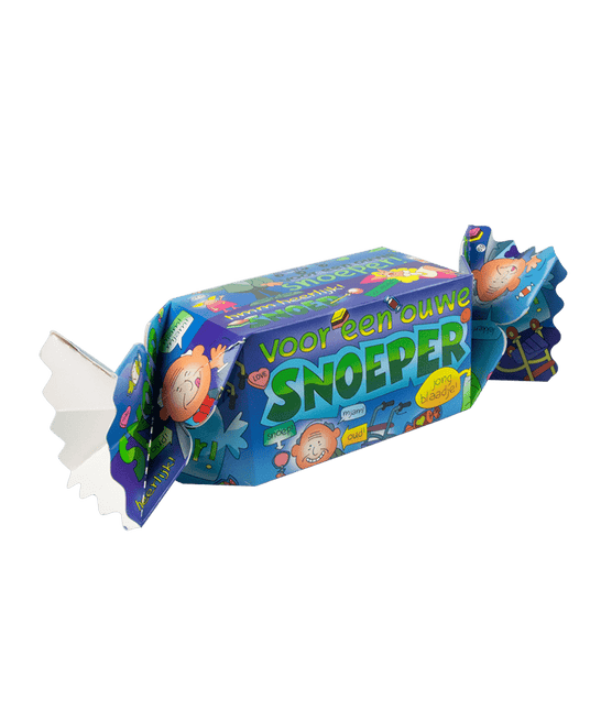 Geschenkdoosje Ouwe Snoeper 26cm van Paper Dreams koop je bij Partywinkel
