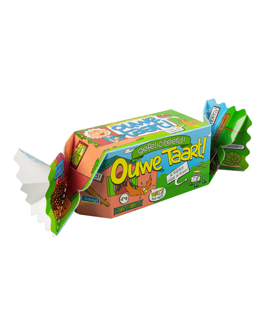 Geschenkdoosje Ouwe Taart 26cm van Paper Dreams koop je bij Partywinkel