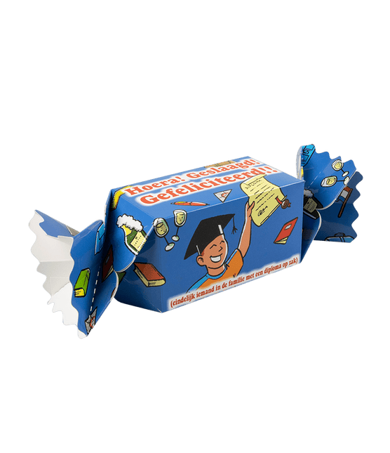 Geschenkdoosje School Geslaagd 26cm van Paper Dreams koop je bij Partywinkel