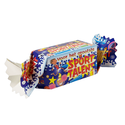 Geschenkdoosje Sporttalent 26cm van Paper Dreams koop je bij Partywinkel