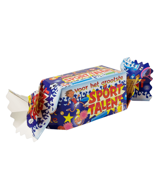 Geschenkdoosje Sporttalent 26cm van Paper Dreams koop je bij Partywinkel