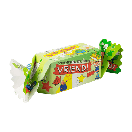 Geschenkdoosje Vriend 26cm van Paper Dreams koop je bij Partywinkel