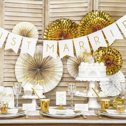 Geschenkdoosjes Goud 6cm 10st van Partydeco koop je bij Partywinkel