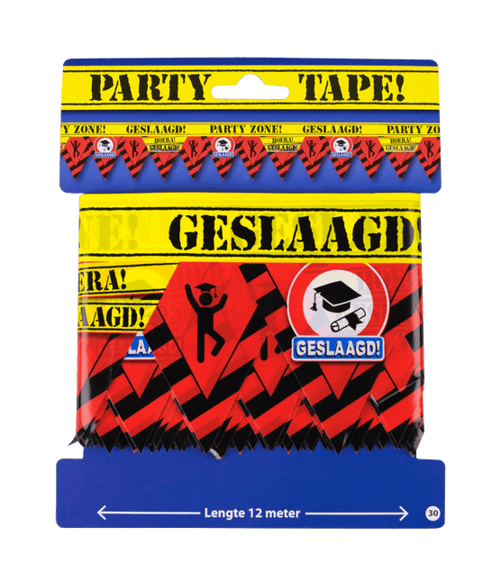 Geslaagd Afzetlint 12m van Paper Dreams koop je bij Partywinkel