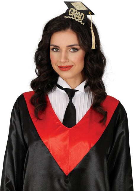 Geslaagd Haarband Zwart Goud van Fiestas Guirca koop je bij Partywinkel