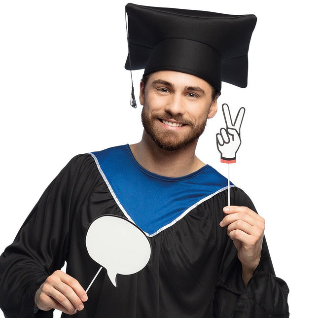 Geslaagd Photobooth Props 10st van Boland koop je bij Partywinkel