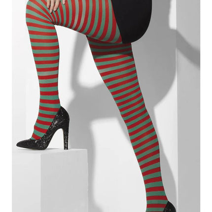 Gestreepte Panty van Smiffys koop je bij Partywinkel