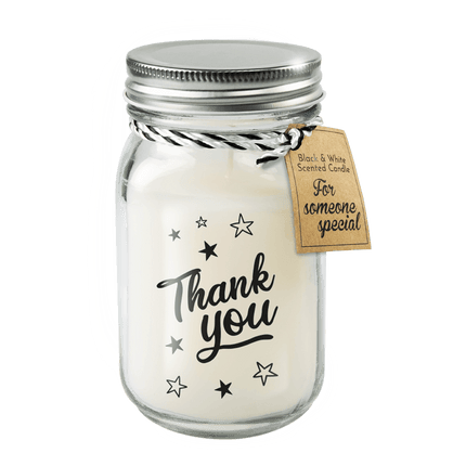 Geurkaars Thank You 14cm van Paper Dreams koop je bij Partywinkel