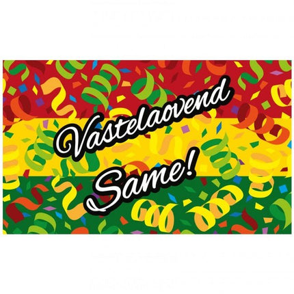 Gevelvlag Vastelaovend Same 90X150 van PartyXplosion koop je bij Partywinkel