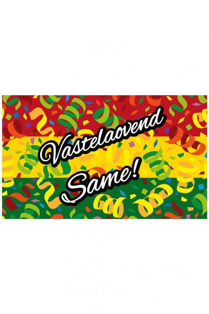Gevelvlag Vastelaovend Same 90X150 van PartyXplosion koop je bij Partywinkel