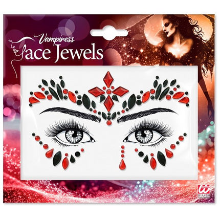 Gezichtsdecoratie Vampier Halloween van Widmann koop je bij Partywinkel