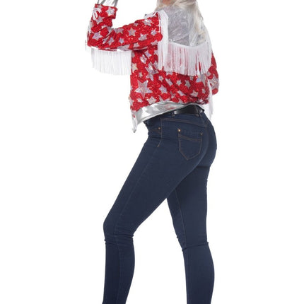 Ster Jas Rood Dames Glamorous Pailletten van Wilbers & Wilbers koop je bij Partywinkel