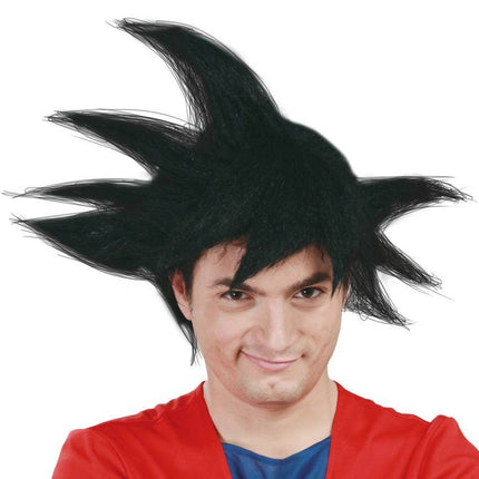 Goku Pruik Dragon Ball Z van Fiestas Guirca koop je bij Partywinkel