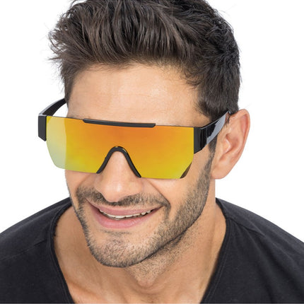 Gouden Spiegel Effect Bril – 15 cm x 15 cm x 5,2 cm