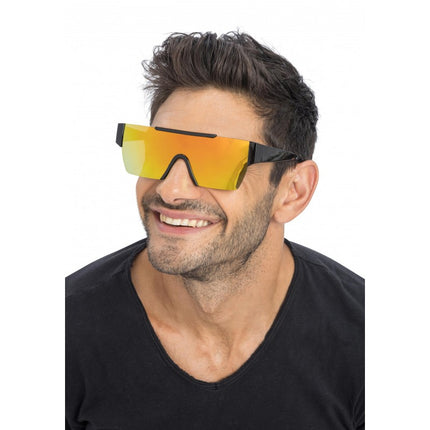 Gouden Spiegel Effect Bril – 15 cm x 15 cm x 5,2 cm