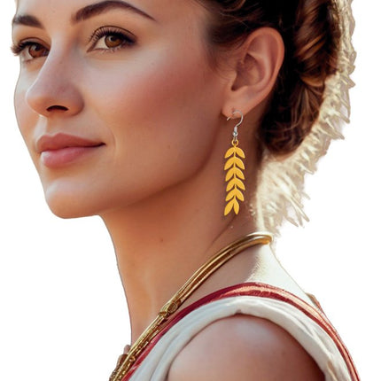 Gold roman earrings van Fiestas Guirca koop je bij Partywinkel