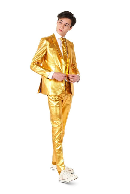 Goud Pak Jongen Tiener OppoSuits van OppoSuits koop je bij Partywinkel