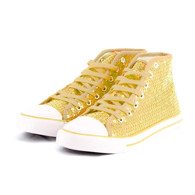 Goud Schoenen Pailletten van VDV Benefit koop je bij Partywinkel