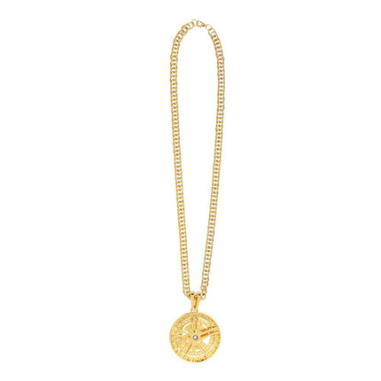 Goud Zilveren Ketting Dollar van Boland koop je bij Partywinkel