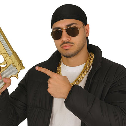 Goud Zilveren Nep Pistool Glitters van Fiestas Guirca koop je bij Partywinkel