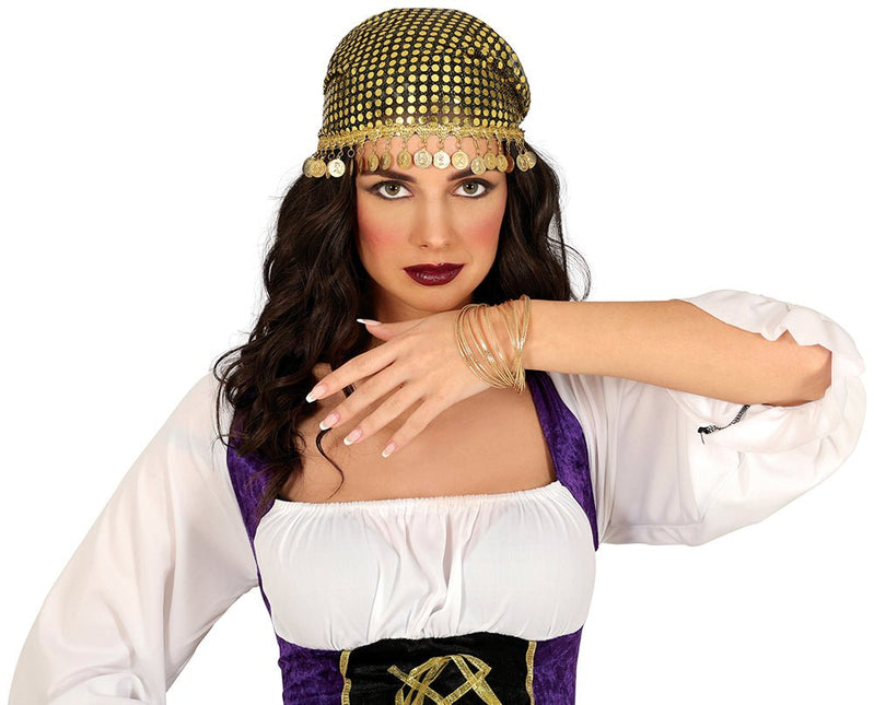 Gouden Armband Metaal van Fiestas Guirca koop je bij Partywinkel