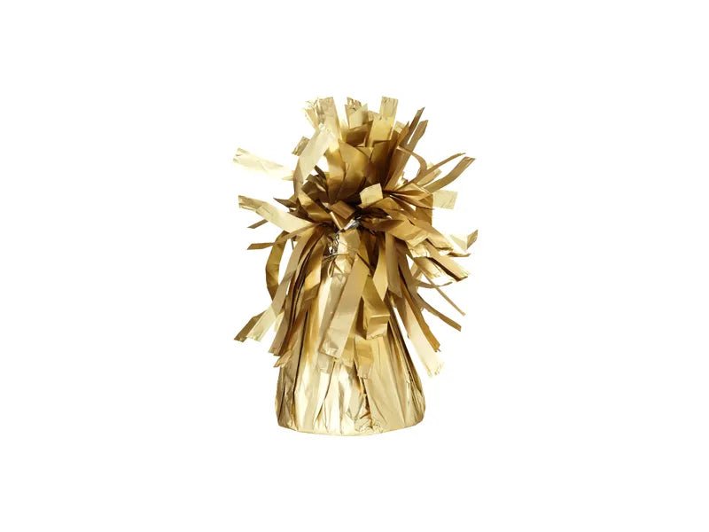 Gouden Ballon Gewicht 7cm 4st van Partydeco koop je bij Partywinkel