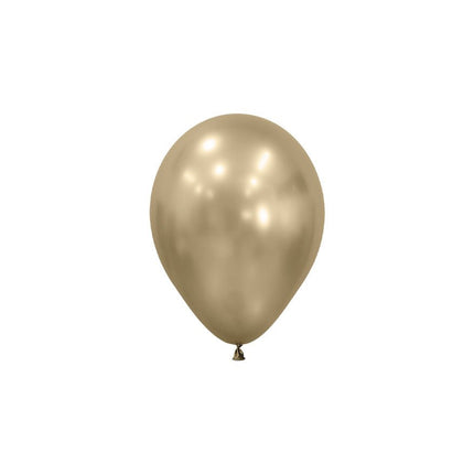 Gouden Ballonnen 12cm 50st van Sempertex koop je bij Partywinkel