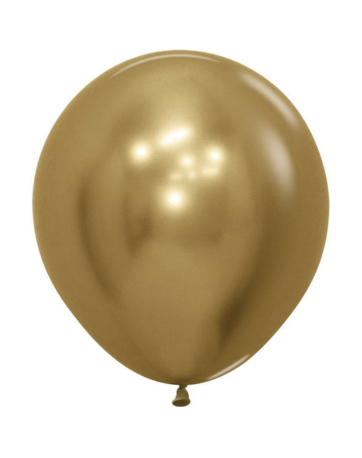 Gouden Ballonnen Metallic 45cm 15st van Sempertex koop je bij Partywinkel
