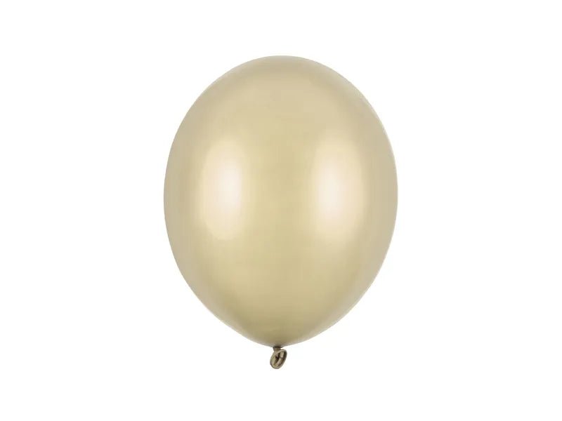Gouden Ballonnen Metallic Cold Gold 27cm 100st van Partydeco koop je bij Partywinkel