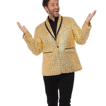 Gouden Blazer Heren van Partychimp koop je bij Partywinkel