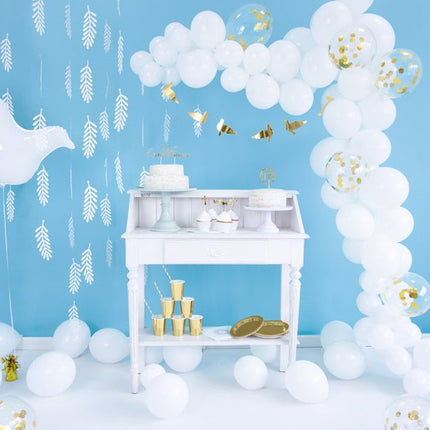 Gouden Borden 18cm 6st van Partydeco koop je bij Partywinkel