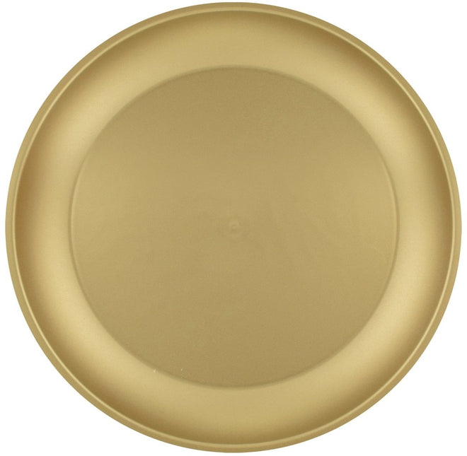Gouden Borden Metalic 21cm 4st van Procos koop je bij Partywinkel