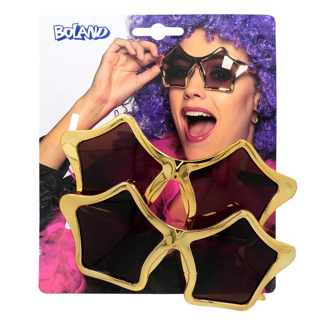 Gouden Bril Ster 2st van Boland koop je bij Partywinkel
