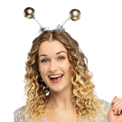 Gouden Haarband Bolletjes van Boland koop je bij Partywinkel