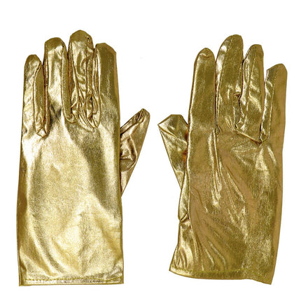Gouden Handschoenen 22cm van Fiestas Guirca koop je bij Partywinkel