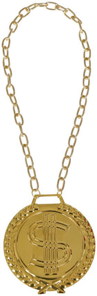 Gouden Ketting 11cm van Fiestas Guirca koop je bij Partywinkel