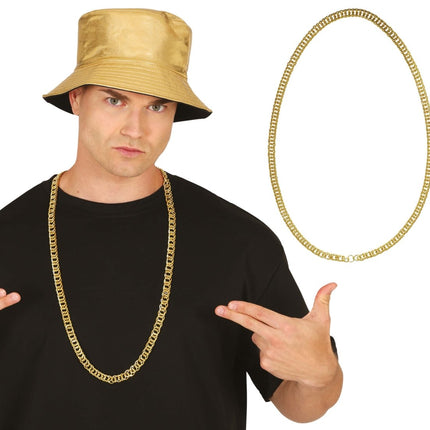 Gouden Ketting 1m van Fiestas Guirca koop je bij Partywinkel
