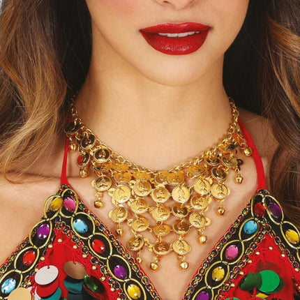 Gouden Ketting Munten van Fiestas Guirca koop je bij Partywinkel