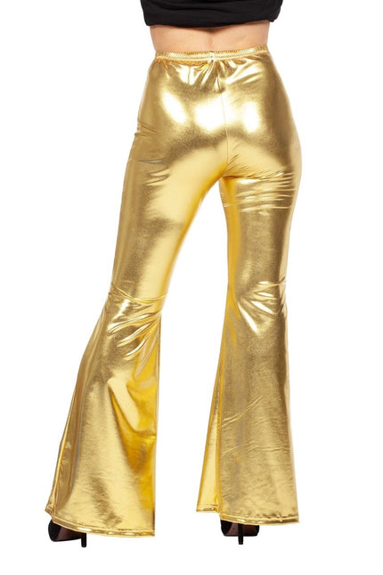 Gouden Legging Dames Metallic van Wilbers & Wilbers koop je bij Partywinkel