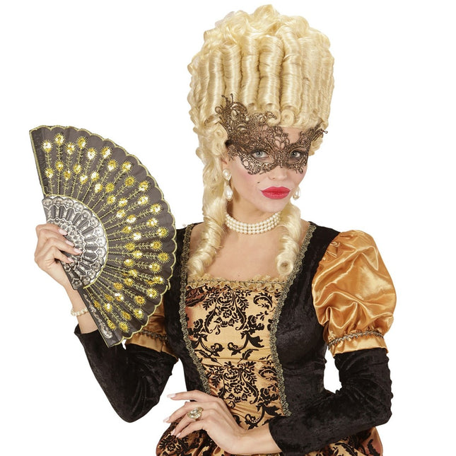 Gouden Oogmasker Kant van Widmann koop je bij Partywinkel